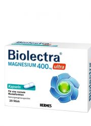 Biolectra 400 Ultra su kapsule koje sadrže veoma kompaktno jedinjenje sa visokim sadržajem magnezijuma