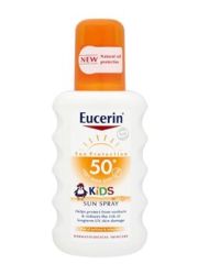 Eucerin SUN kids sprej SPF50+, 200ml za zaštitu osetljive dečije kože od zračenja i opekotina od sunca. Pogodan je i za decu sa atopijskim dermatitisom.