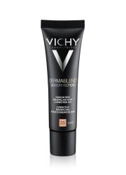 Vichy DERMABLEND 3D tečni puder 35 za lepotu osetljive masne kože lica sklone aknama, vidno umanjuje nesavršenosti.