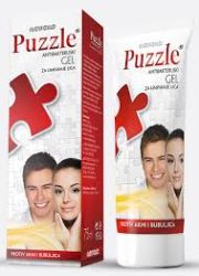 Puzzle antibakteriski gel za umivanje 75ml, za negu masne i problematične kože lica. Nežno čisti i osvežava problematičnu kožu lica sklonim bubuljicama.