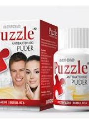 Puzzle antibakteriski puder 30gr sadrži aktivne komponente namenjene nezi masne i problematične kože lica. Otklanja i sprečava nastanak novih akni i bubuljica.