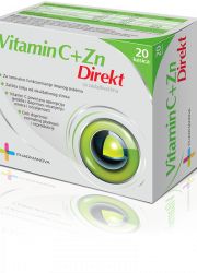 Vitamin C+Zn direkt je dodatak ishrani koji brzo i jednostavno obezbeđuje organizmu potrebne količine vitamina C i cinka. 