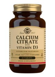 Solgar Kalcijum citrat i Vitamin D3 60 tableta