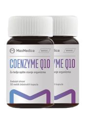 Coenzim Q10 30mg 1+1 gratis MaxMedica - kod povisenog pritiska, srcane bolesti, misicne slabosti, oslabljenog imuniteta