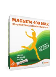 Magnum 400 Max- bez šećera- izvor magnezijuma u formi direkt kesica