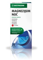 DietPharm Magnezijum noć doprinosi brzem uvođenju u san i mirnom snu.