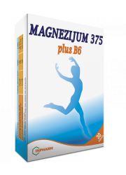 Magnezijum 375 mg Plus B6 je preparat koji pruza izvor magnezijuma u kombinaciji sa vitaminom B6