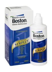 BOSTON Simplus 120ml za održavanje tvrdih kontaktnih sočiva, višenamenski rastvor koji podmazuje kontaktna sočiva i poboljšava udobnost pri nošenju.