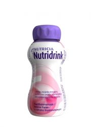 Nutridrink jagoda 200ml preparat bogat hranljivim materijama, energijom, pogodan kao glavna ili dopunska ishrana, gotov za upotrebu