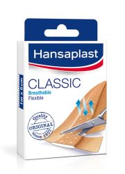 Hansaplast Classic 100cmx6cm vodootporni flaster za pokrivanje svih vrsta manjih rana sa nelepljivim jastučićem koji štiti ranu. Može se seći na željenu dužinu.