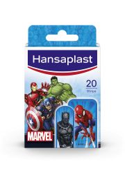 Hansaplast Marvel Avengers u pakovanju od 20 komada, flasteri sa slikom pogodni za sve vrste manjih rana sa ne-lepljivim jastučićem koji štiti ranu.