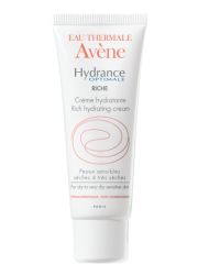 Avène Hydrance Optimale RICHE 40ml, za negu lica, dnevna dubinska krema za osetljivu suvu i vrlo suvu dehidriranu kožu. Sadrži SPF20 i štiti kožu od UV zraka.