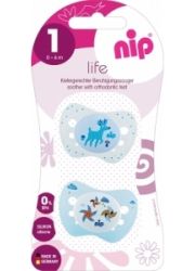 NIP varalica Life, silikon 0-6m, 2kom - varalica za bebe - cucla za bebe