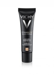 Vichy DERMABLEND 3D tečni puder 15 za lepotu osetljive masne kože lica sklone aknama, vidno umanjuje nesavršenosti.