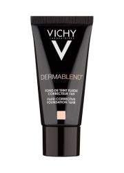 Vichy DERMABLEND tečni puder 15 za lepotu kože lica i za prikrivanje nepravilnosti na licu - neravnomeran ten, podočnjaci, crvenilo, ožiljci itd.