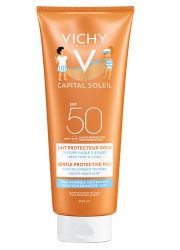 Vichy IDEAL SOLEIL SPF 50+ 300ml mleko za telo za osetljivu kožu. Hipoalergena formula obogaćena termalnom vodom Vichy, štiti od štetnih UV zraka.