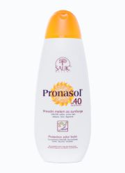 Šaljić PRONASOL melem SPF40,200ml proizvod za negu kože lica i tela prirodnog porekla namenjen za zaštitu kože od štetnog UVA i UVB zračenja.