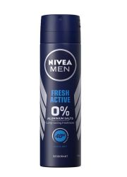 NIVEA MEN Fresh Active dezodorans 150ml, za negu tela, sadrži ekstrakte sa dna okeana i pruža 48h zaštitu od znojenja.Kombinacija dezodoransa i blage NIVEA nege