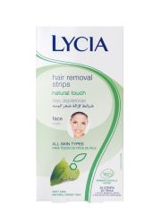 LYCIA NaturalTouch 10kom trake za depilaciju lica namenjene za sve tipove kože. Prirodni vosak, koji obuhvata dlake i odstranjuje iz korena.