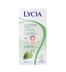 LYCIA NaturalTouch 10kom trake za depilaciju lica namenjene za sve tipove kože. Prirodni vosak, koji obuhvata dlake i odstranjuje iz korena.