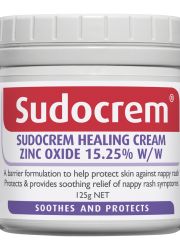 Sudocrem 125g za svakodnevnu negu zaštitu kože prekrivene pelenama izložene iritantnim materijama stolice i mokraće. Regeneracija iritacija kože i dermatitisa.