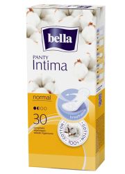 Bella PantyIntima 30kom ultra tanki dnevni higijenski ulošci prekriveni sa 100% pamučnim slojem za osetljivu kožu.Izduženog oblika za mekoću i udobnost.