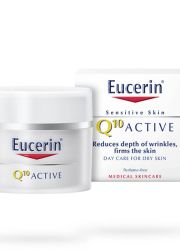 Eucerin Q10 Active 50ml, za negu lica Anti-age dnevna krema za suvu kožu. Sa koenzim Q10 koji kožu čini elastičnijom. Sadrži UV filtere koji štite od UV zraka