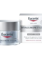 Eucerin Hyaluron-filler 50ml, za negu lica, Anti-age noćna krema za negu svih tipova kože lica, namenjena je borbi protiv prvih znakova starenja.