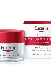 Eucerin Hyaluron-filler+volume lift 50ml dnevna krema za negu lica namenjena normalnoj i kombinovanoj koži. Anti-age krema koja obnavlja konturu kože lica.