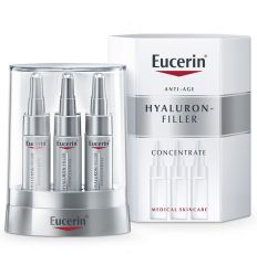 Eucerin Anti-age HYALURON-FILLER concentrate 5ml, za negu lica, za sve tipove kože predstavlja koncentrovan anti-age tretman za popunjavanje bora.