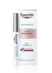 Eucerin Anti-pigment spot corrector 5ml, za negu kože lica je lagani gel sa aplikatorom koji olakšava precizno nanošenje na oblasti obuhvaćene hiperpigmentacijom