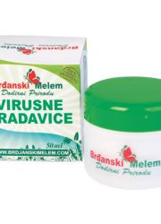 BRĐANSKI MELEM 50ml za negu kože tela namenjen protiv virusnih bradavica.Takođe uklanja kondilome,gljivice,seboreju,keratoze, seboreični i atopijski dermatitis.