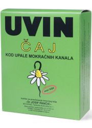 UVIN čajna mešavina preporučuje se: za olakšanje izmokravanja i ublažavanje bolova i grčeva prisutih kod upale mokraćnih kanala i bešike