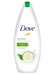 Dove Fresh touch 700ml kupka za telo, za negu i za čiščenje tela sa kombinacijom krastavca i zelenog čaja obezbeđuje koži hidrataciju i daje sjaj i svežinu.