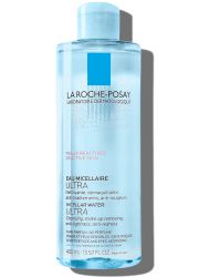 La Roche-Posay, 400ml ULTRA REACTIVE miceralna voda za negu i čišćenje reaktivne kože lica. Uklanja šminku i zagađenje, deluje protiv zategnutosti i crvenila.