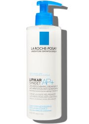 La Roche-Posay Lipikar Syndet AP+,400ml namenjen za pranje tela beba, dece i odraslih sa veoma suvom kožom kao i za osetljivu, suvu, iritiranu kožu sklonu svrabu