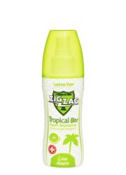 Zig Zag Tropical losion za zaštitu do 8 sati protiv komaraca i krpelja sa mirisom limete u pakovanju od 100ml, za celu porodicu.