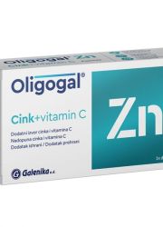 Oligogal Zn kapsule dodatak ishrani koji sadrži cink u kombinaciji sa vitaminom C koji jača imunitet i štiti organizam od oksidativnog stresa