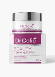 Dr Colić BEAUTY THERAPY 50ml, Anti-age noćna krema za negu kože lica, za sve tipove kože, uklanja vidljive tragove umora i lice čini svežim posle sna.