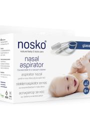 Nosko nazalni asporator je aparat namenjen za čišćenje nosića kod dece uz pomoć usisivača - aspirator za nosic za bebe. Izrađen je od stakla.