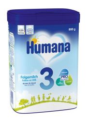 Humana 3 je prelazna mlečna formula, nutritivno prilagođena povećanim potrebama beba starijih od 10 meseci