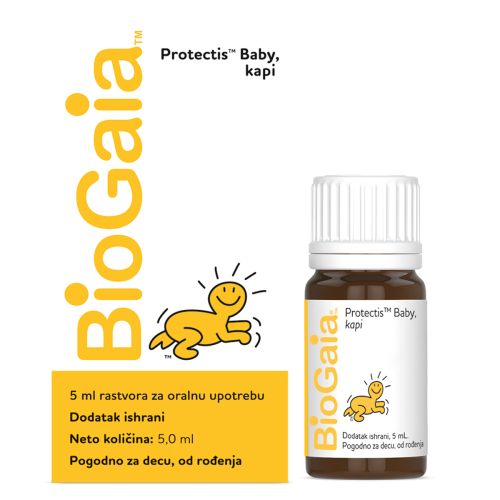 BioGaia baby probiotske kapi 5ml - grčevi kod bebe