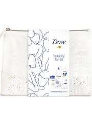 Za glatku kožu, Nourishing Secret Dove set u neseseru - Gel za tuširanje, losion i stik sa prepoznatljivom original Dove teksturom.