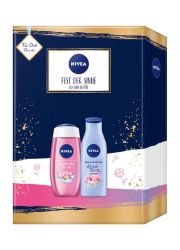 Za suvu kožu, uljani proizvodi iz Nivea Shine set - Gel za tuširanje i losion, daće vašoj koži potrebnu vlažnost, čineći je glatkom na dodir i svilenkastom.