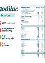 Modilac Précision 1, adaptirano mleko, od 0 do 6 meseci, 700gr