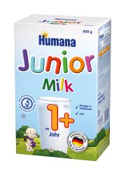 Humana Junior milk, je idealno za decu stariju od 12 meseci, nakon prelazne mlečne formule Humana 3 ili bilo koje druge prelazne mlečne formule.