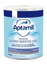 Aptamil Pregomin Allergy Digestive Care je posebno namenjena za odojčad kod kojih se javlja preosetljivost na hranu