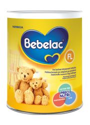 Bebelac FL (lactosa free), adaptirano mleko, u pakovanju od 400gr, namenjeno za odojčad od rođenja, je specijalno adaptirana mlečna formula bez laktoze. 