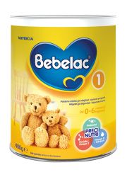 Bebelac 1, adaptirano mleko, namenjeno za bebe od rođenja do 6. meseca života, obogaćeno prebioticima, gvožđem i vitaminom D.