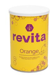 Revita orange je dodatak ishrani napravljen na bazi liofiliziranog matičnog mleča i vitamina C